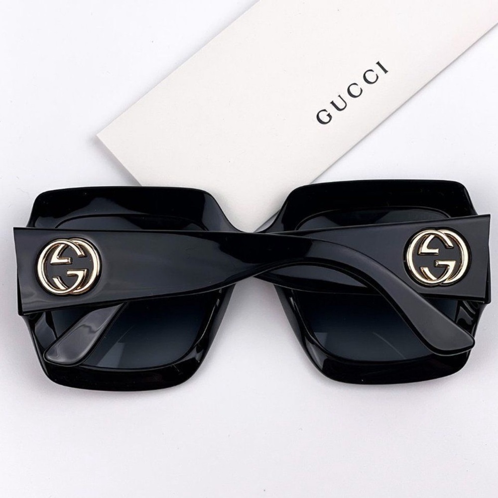 New! GUCCI Sunglasses GG0053SN 001, Authentic - Picture 11 of 13